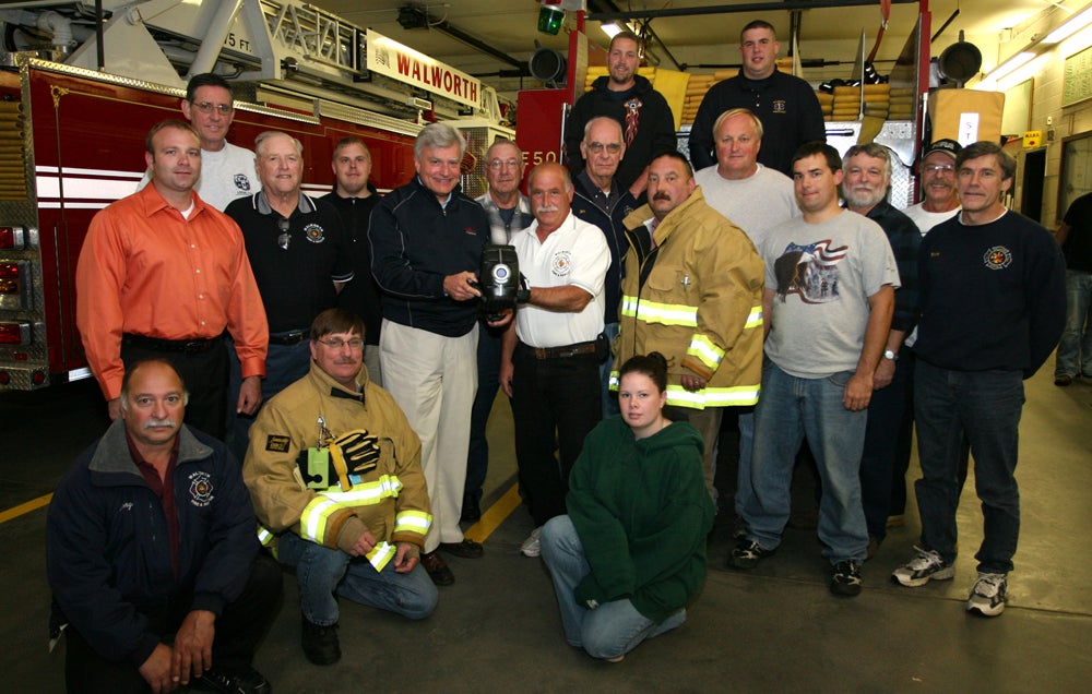 Thanking Walworth Fire Department NYSenate.gov